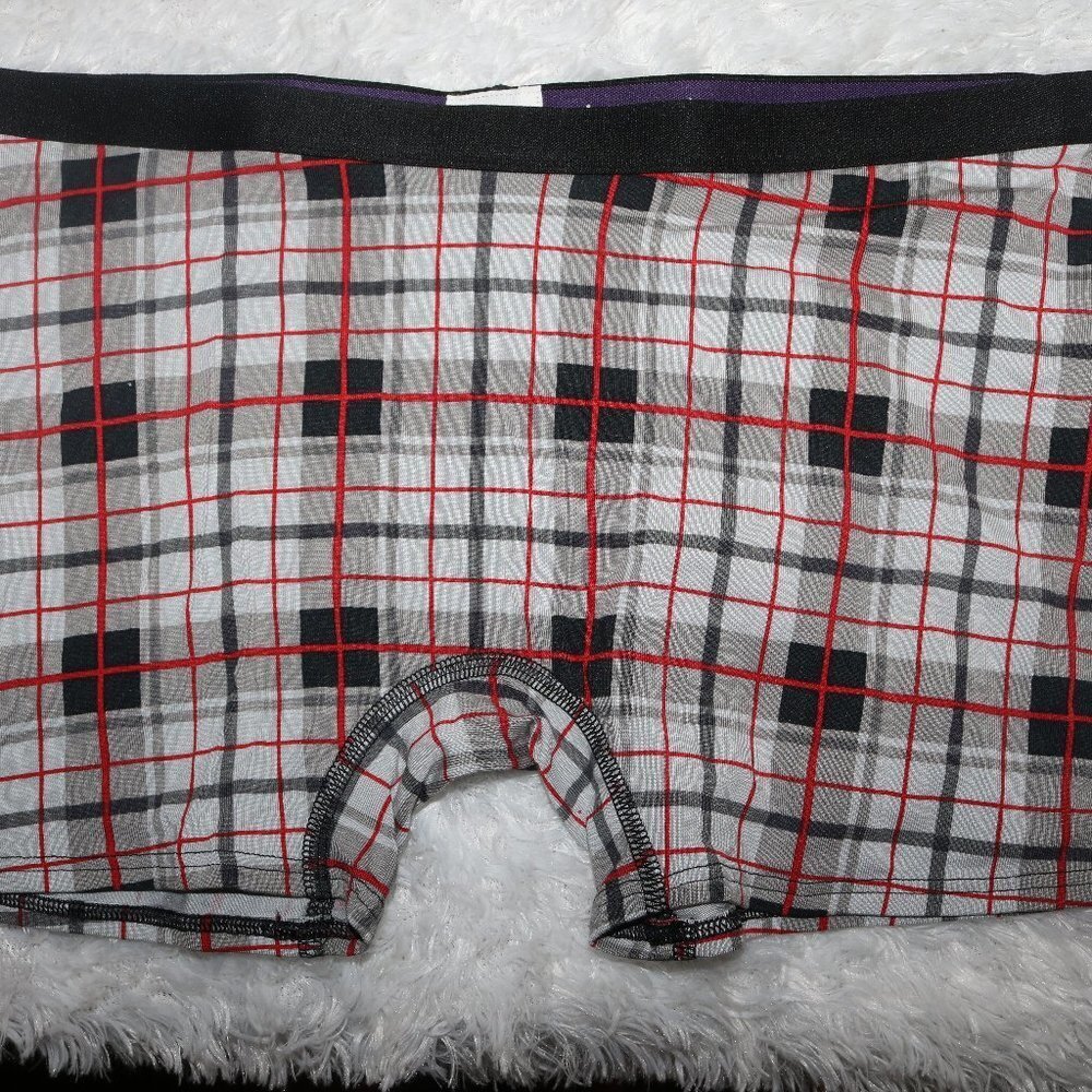 MeUndies ladies boyshorts plaid pattern size medium micromodal - Firm price